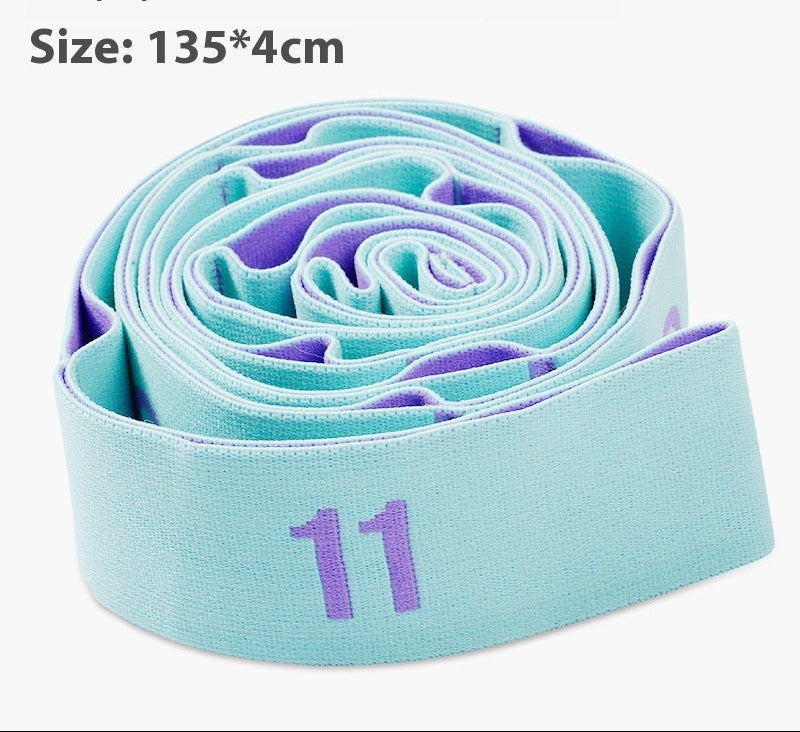 Numbered Yoga Stretch Belt