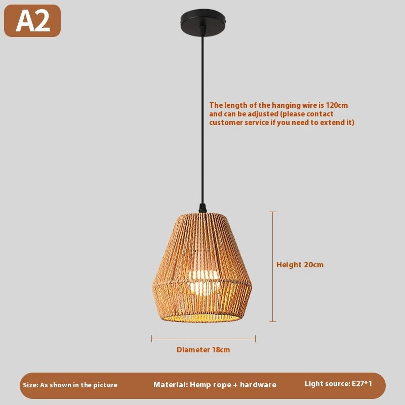 Woven Rattan Boho Chandeliers