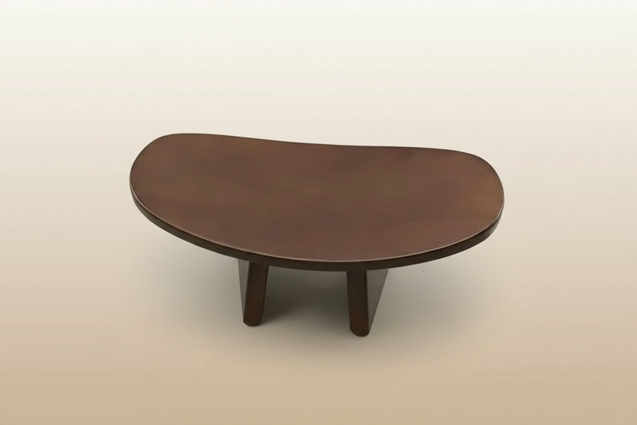 Ergonomic Solid Wood Meditation Bench
