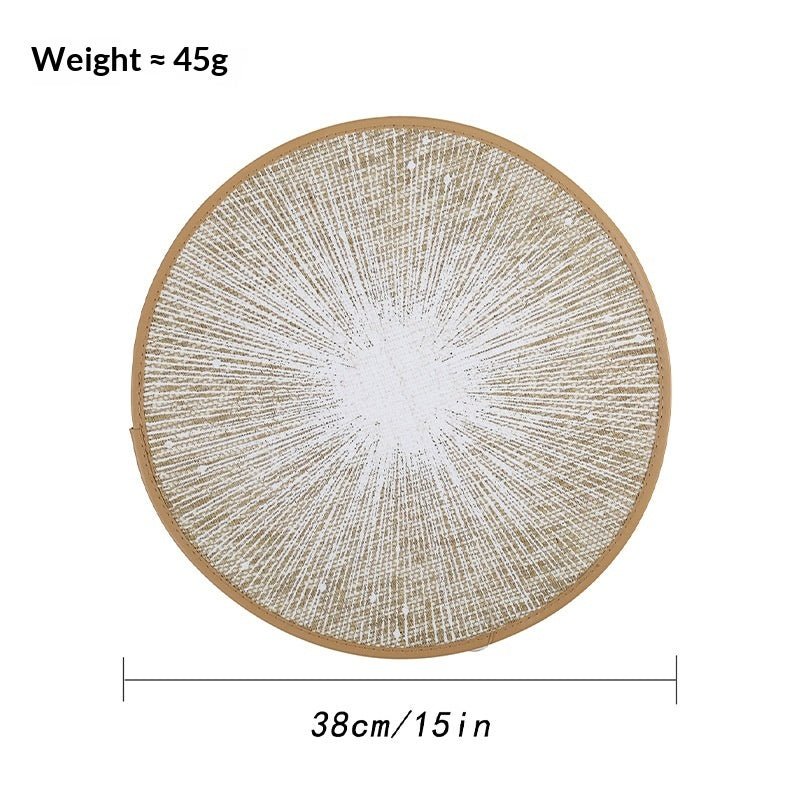 Patterned Jute Placemats