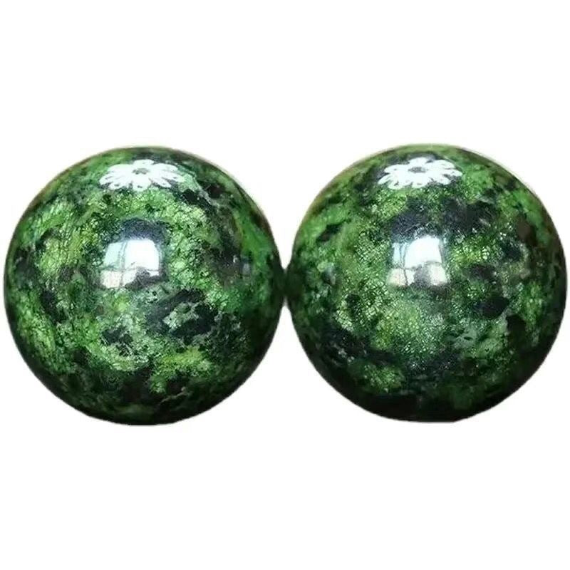 Dark Green Baoding Balls Jade