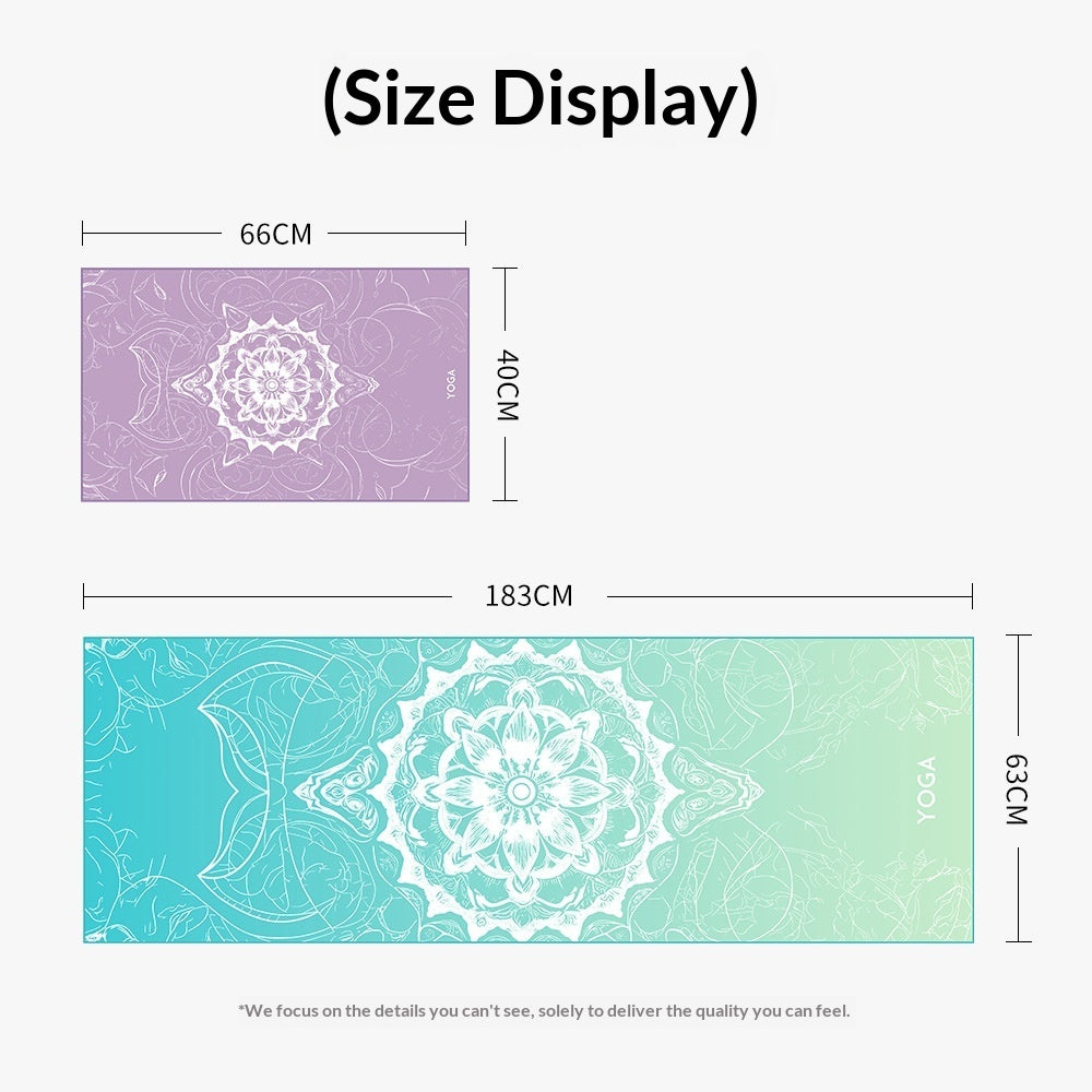 Non-Slip Yoga Towels with Print