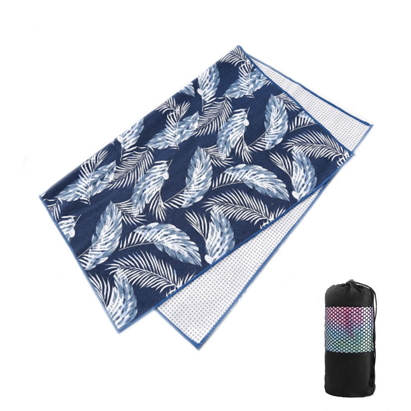 Tie-Dye Pattern Grip Yoga Towels