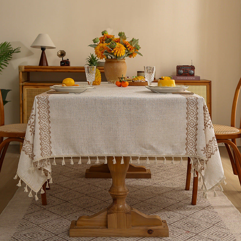 Bohemian Earthy Tablecloth