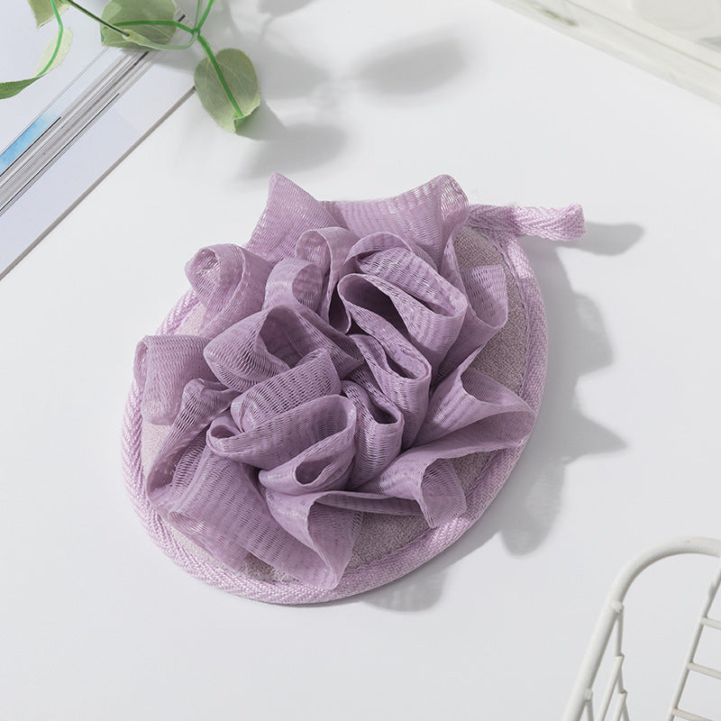 2 in 1 Mesh Pouf and Loofah Sponge