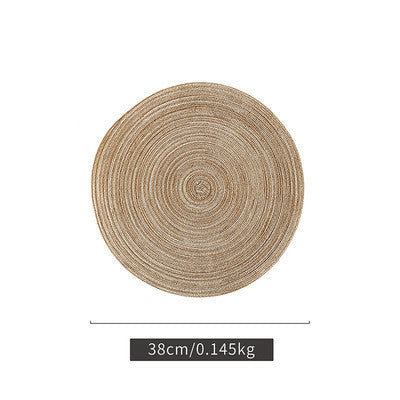 Round Minimalistic Bohemian Placemat