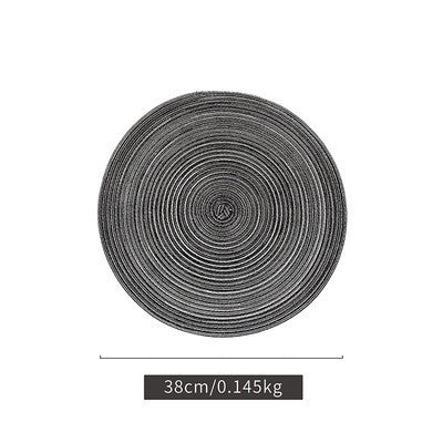 Round Minimalistic Bohemian Placemat