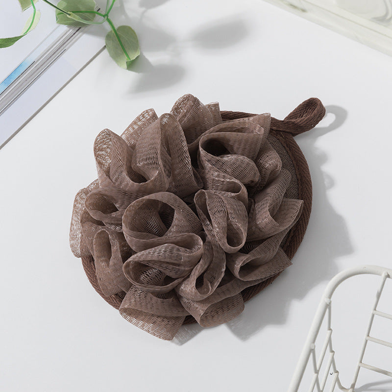 2 in 1 Mesh Pouf Loofah Sponge