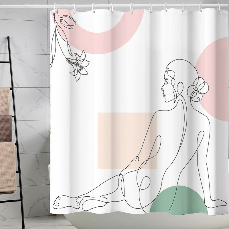 Colorful Boho Printed Shower Curtains