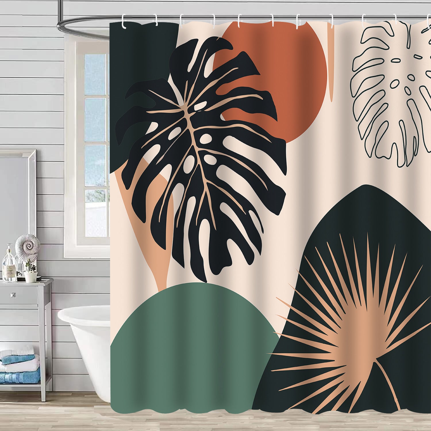 Colorful Boho Printed Shower Curtains