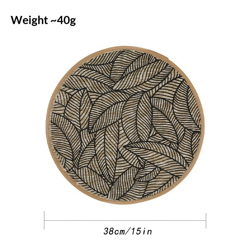 Patterned Jute Placemats