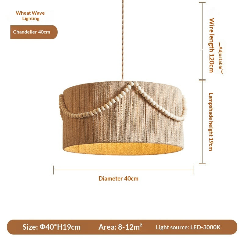 Bohemian Woven Light Fixture