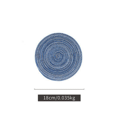 Round Minimalistic Bohemian Placemat