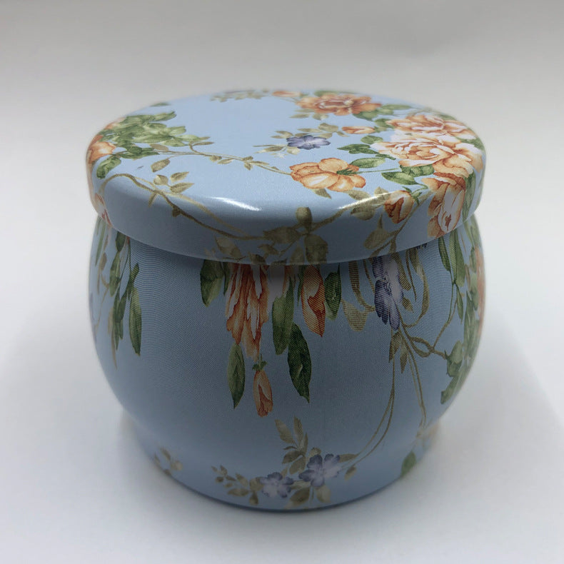 6 Pcs Bohemian Floral Candle Set