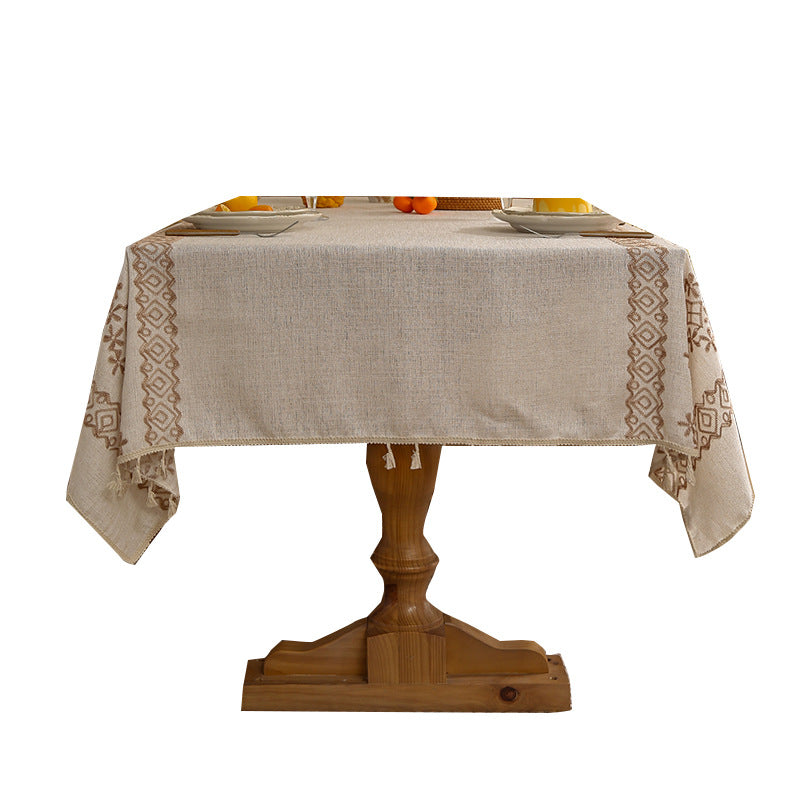 Bohemian Earthy Tablecloth