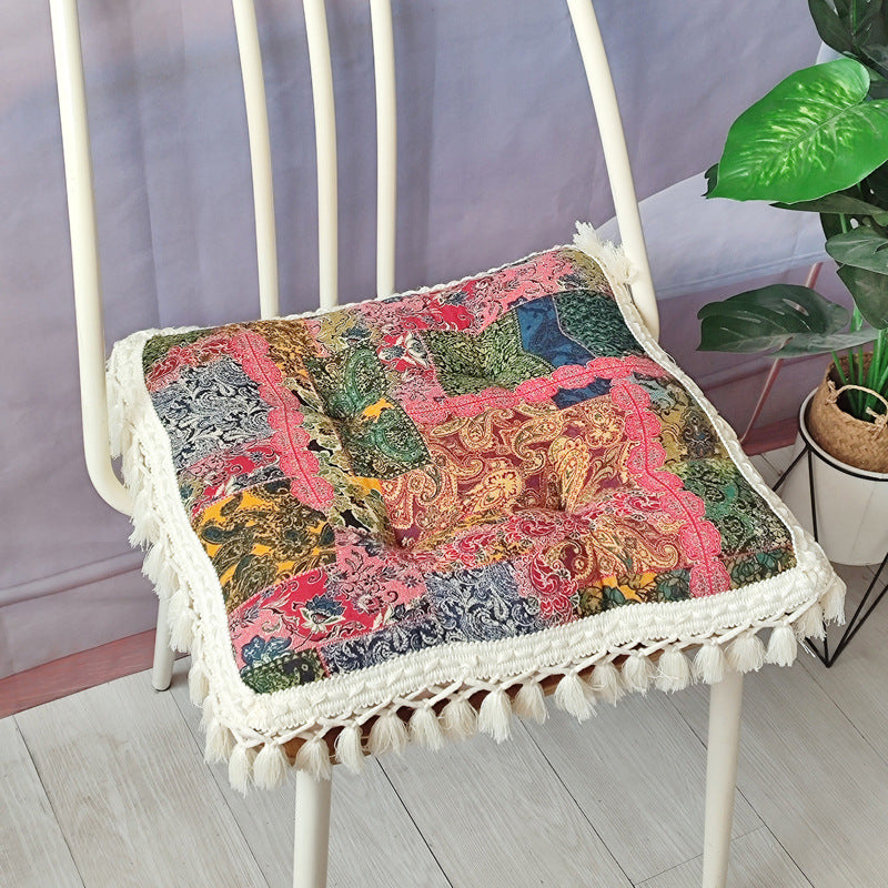Bohemian Floral Seat Cushion Pillows