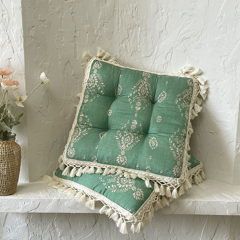 Bohemian Floral Seat Cushion Pillows