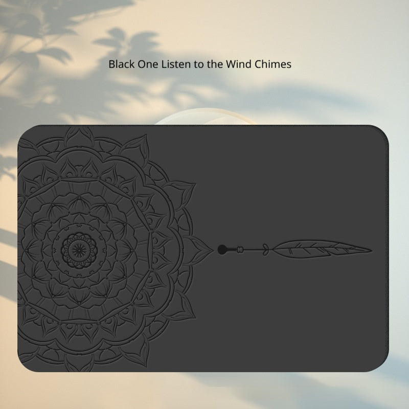 Boho Print Mini Yoga Mats - 16x23 Inches (40x60cm)