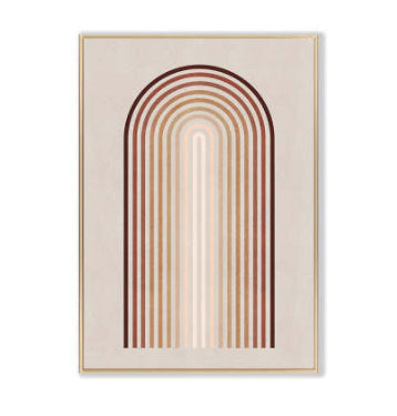 Abstract Geometric Bohemian Canvas Prints Set