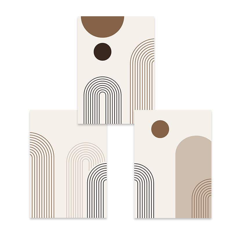 Abstract Geometric Boho Canvas Prints Set