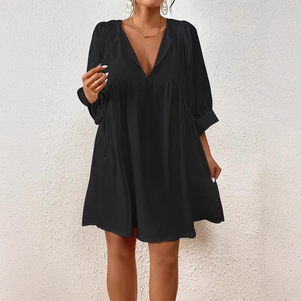 Baggy Boho Mini Dress