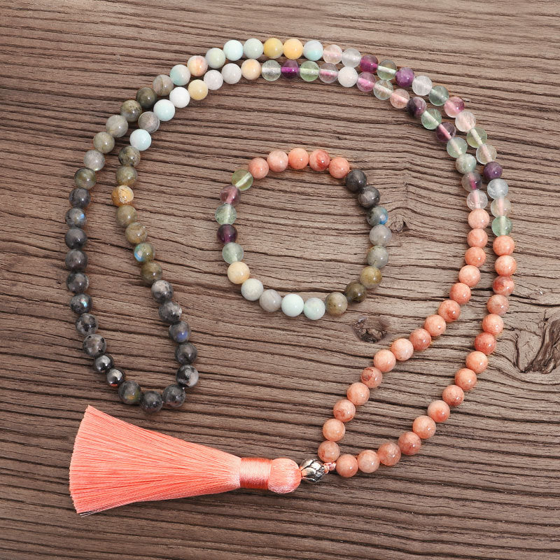 Beautiful Mala Beads Loop with Mala Bead Bracelet