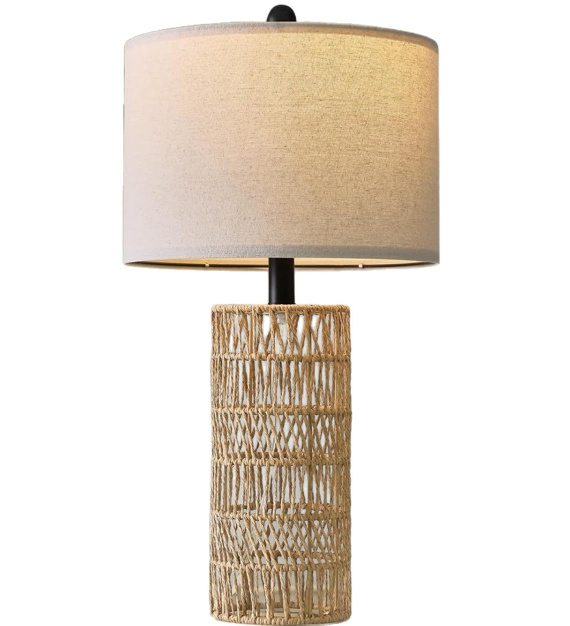 Beige Boho Table Lamp