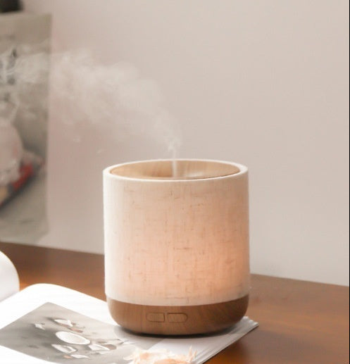 Beige Linen Boho Essential Oil Aromatherapy Diffuser