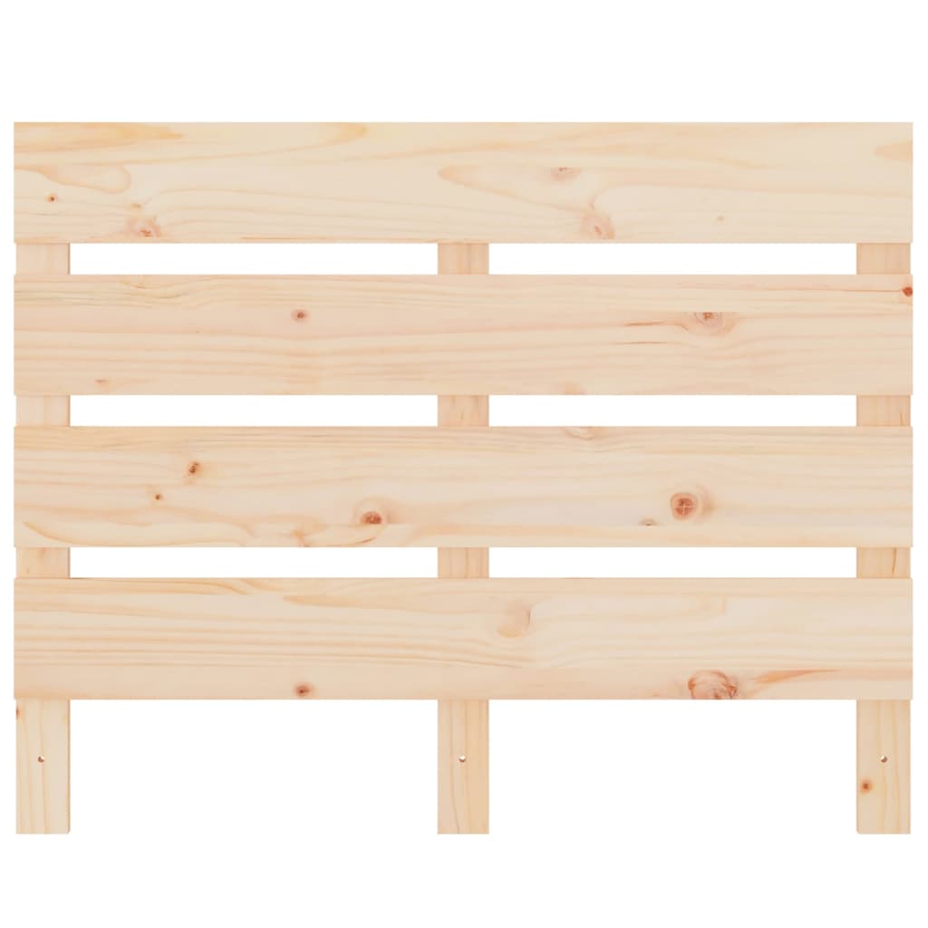 Beige Wood Headboard for Small Double Bed Sizes