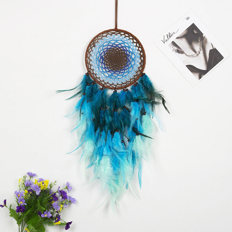 Blue Feather Dreamcatcher