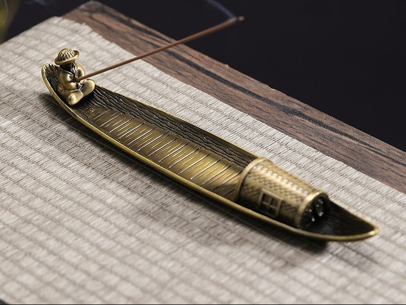Fishing Boat Incense Holder