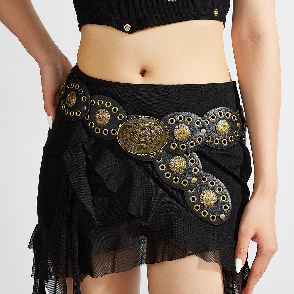 black Bohemian Cowgirl Belt