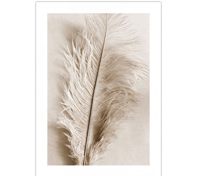 Bohemian Feather Wall Poster