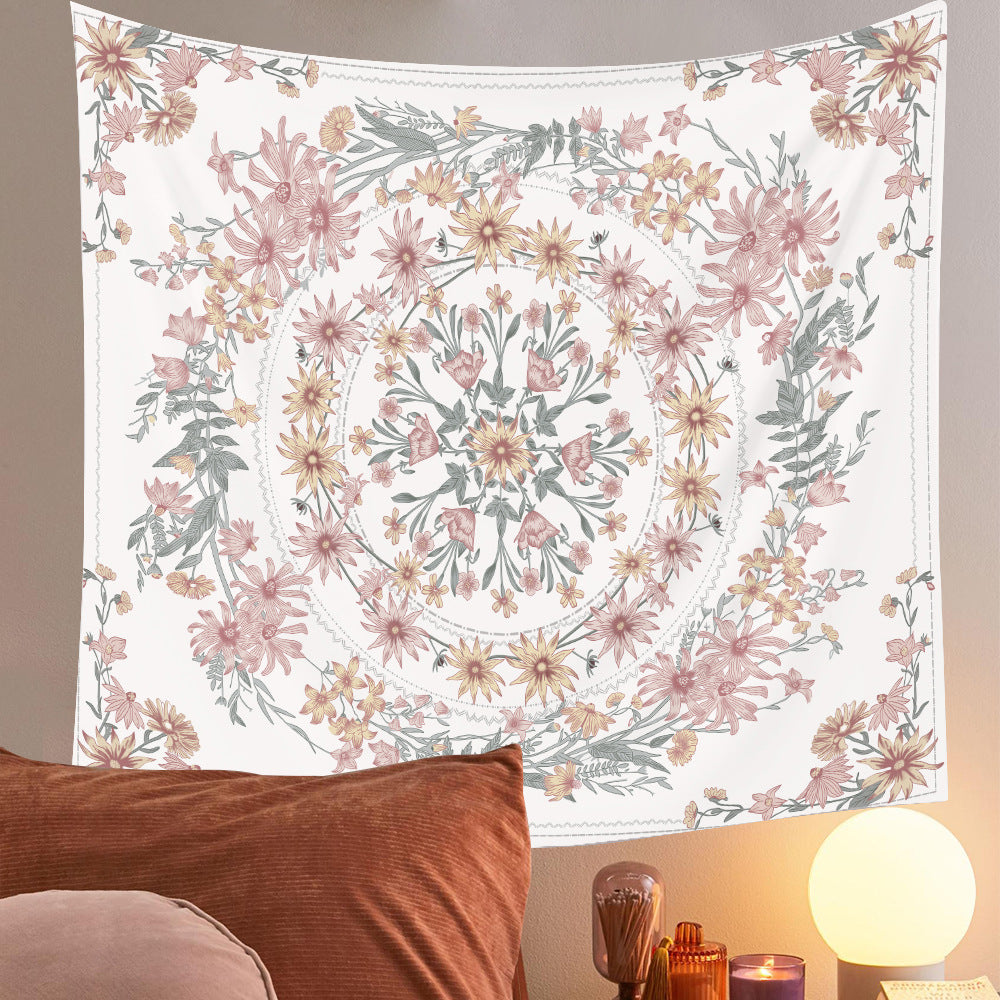 Bohemian Flower Wall Tapestry