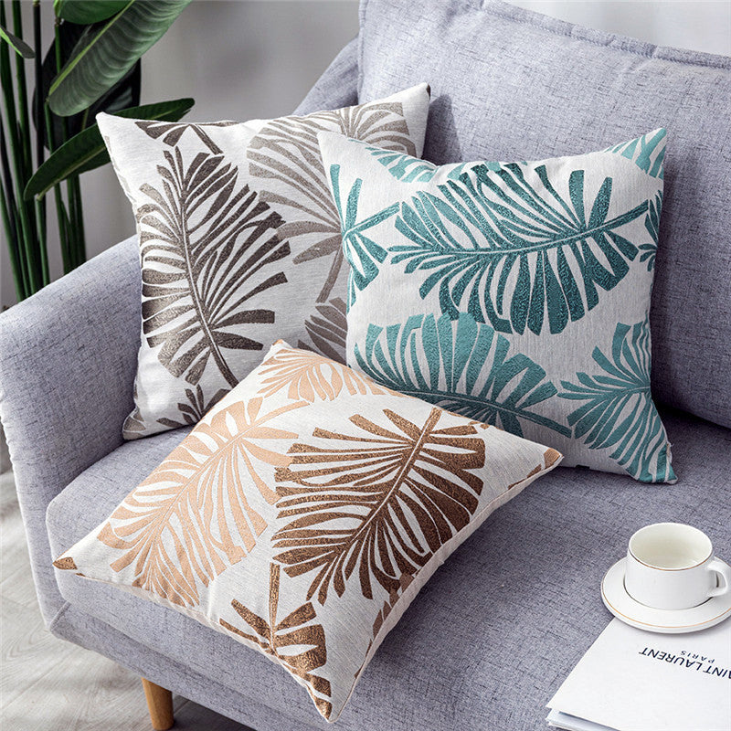 Bohemian Leaf Pattern Pillowcases