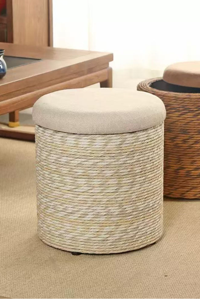 Bohemian Ottoman with Storage