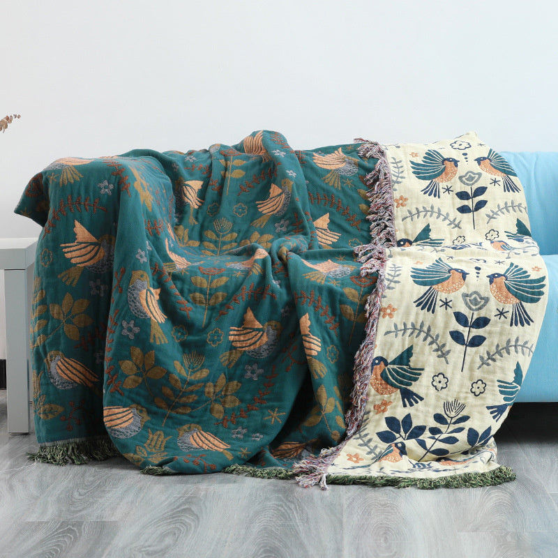 Cotton Bohemian Pattern Cover Blanket