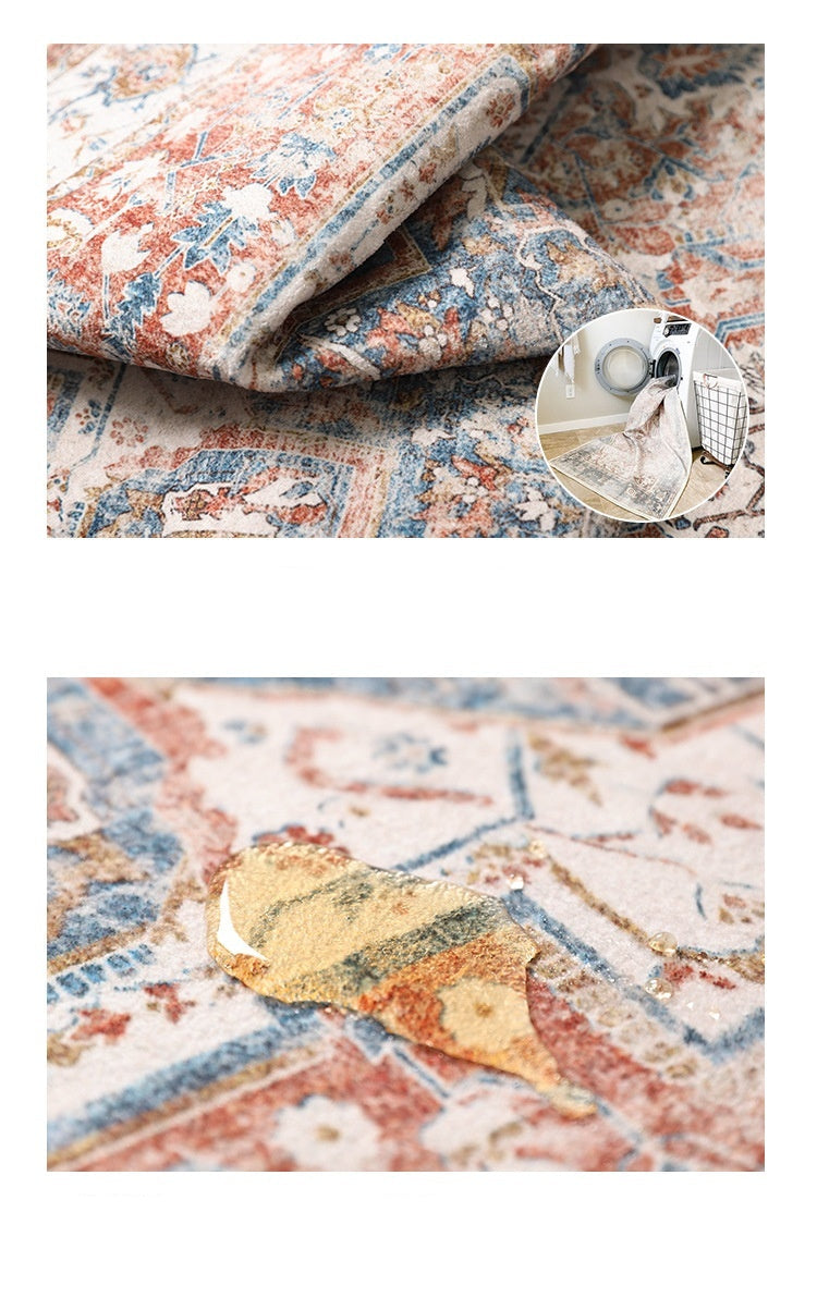 Bohemian Patterned Round Carpet