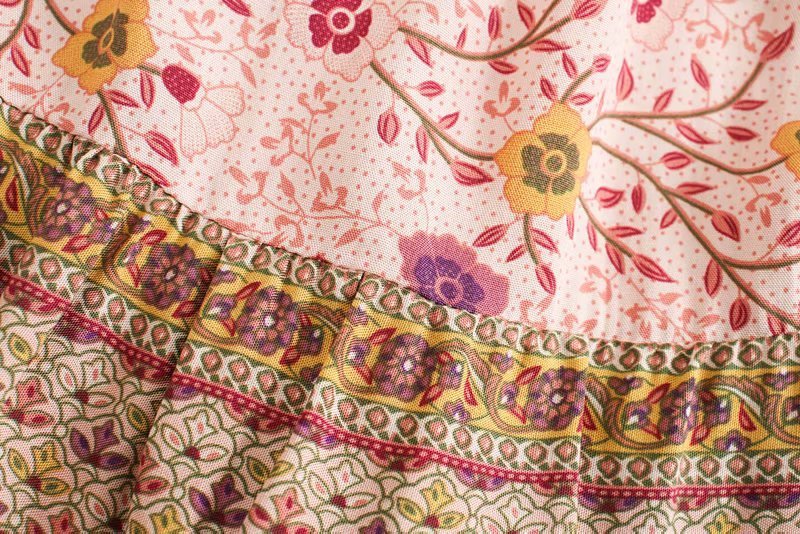 Pink Bohemian Print Blouse