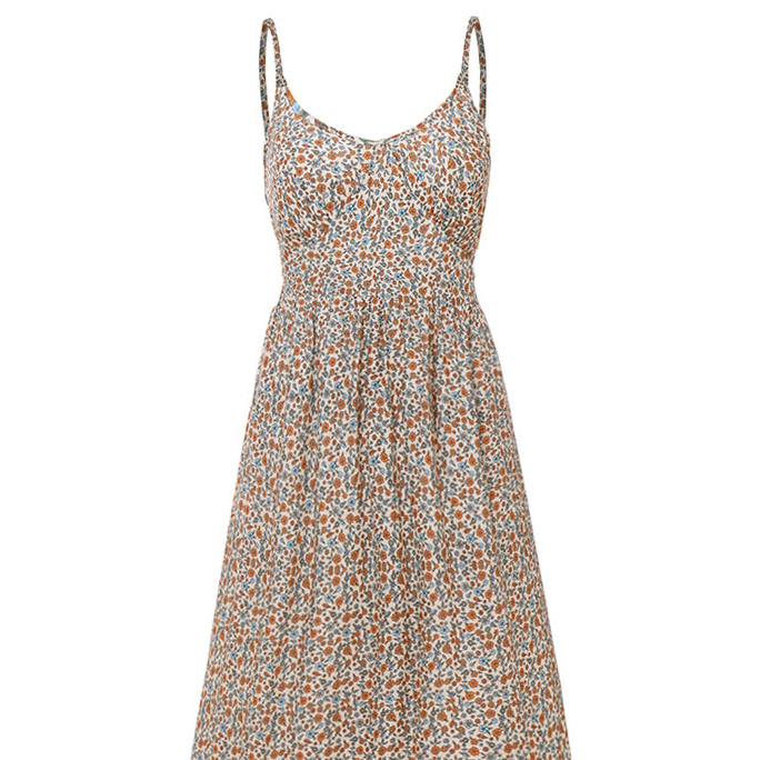 Bohemian Spaghetti Strap Dress