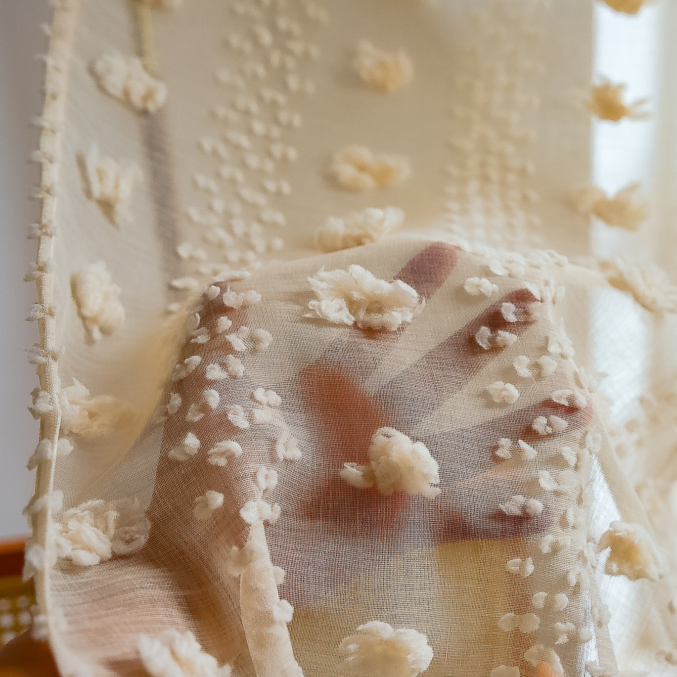 Bohemian Thin Tufted Curtains boho