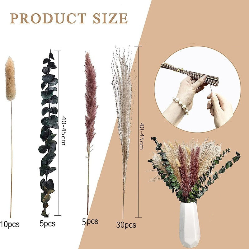 Pampas Grass Boho Wedding Decor Bouquet Set