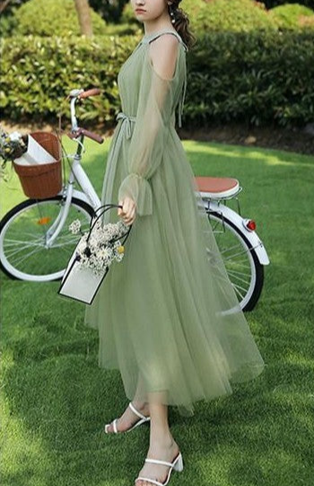 Boho Green Bridesmaid Dresses - Mix and Match