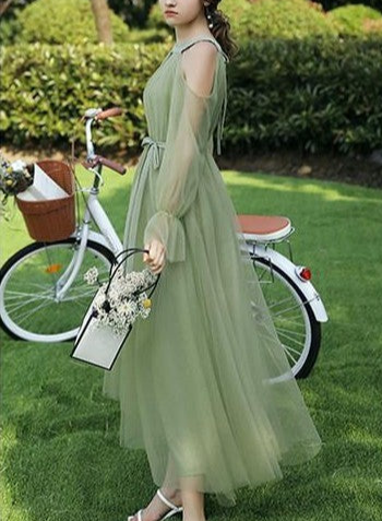 Boho Green Bridesmaid Dresses - Mix and Match