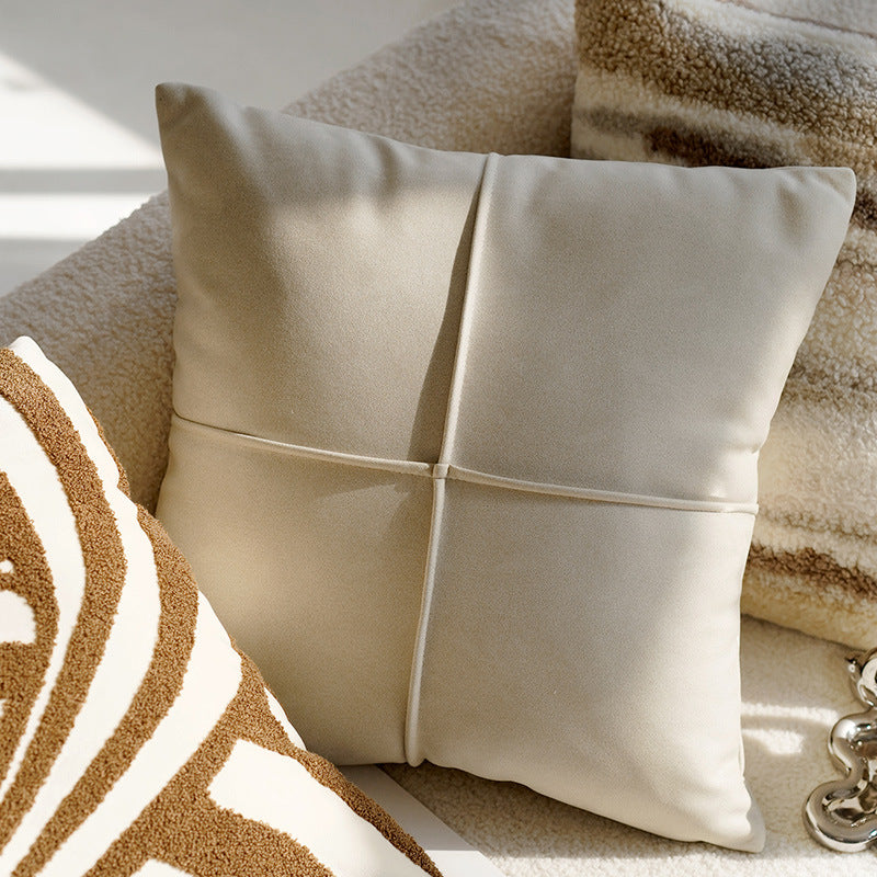Boho Chic Pillow Covers in Beige and Brown