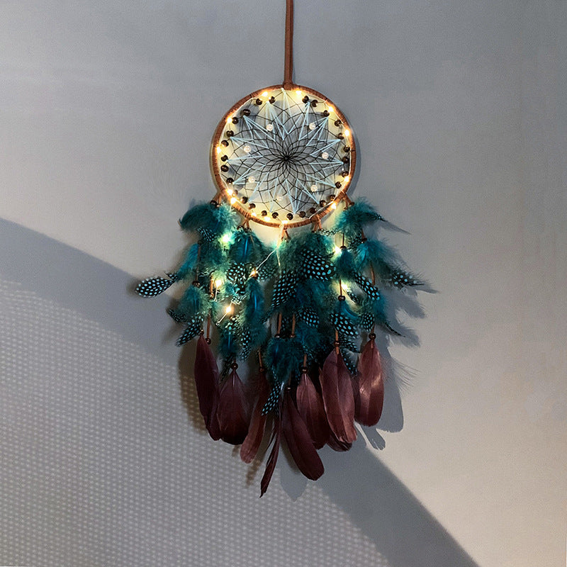 Boho Dreamcatcher with LED Light