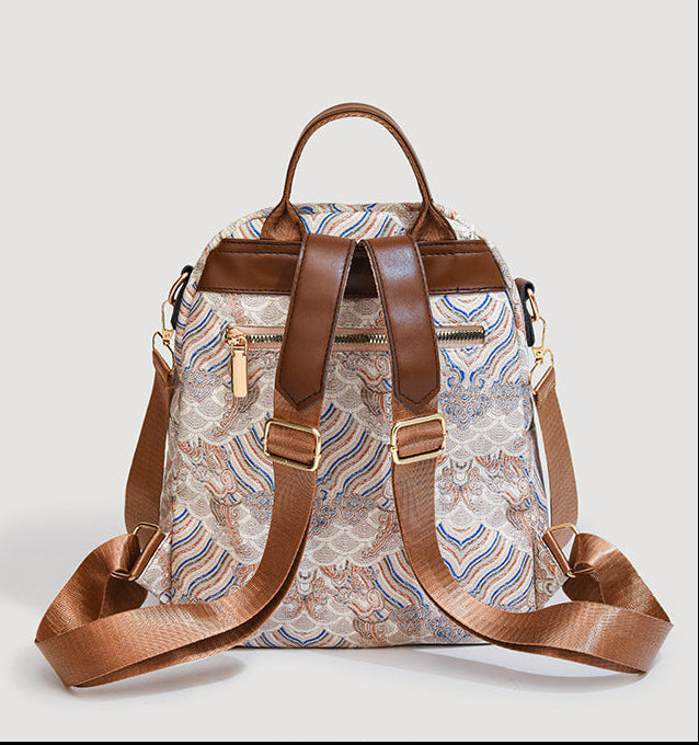 Boho Chic Pattern Backpack Bag