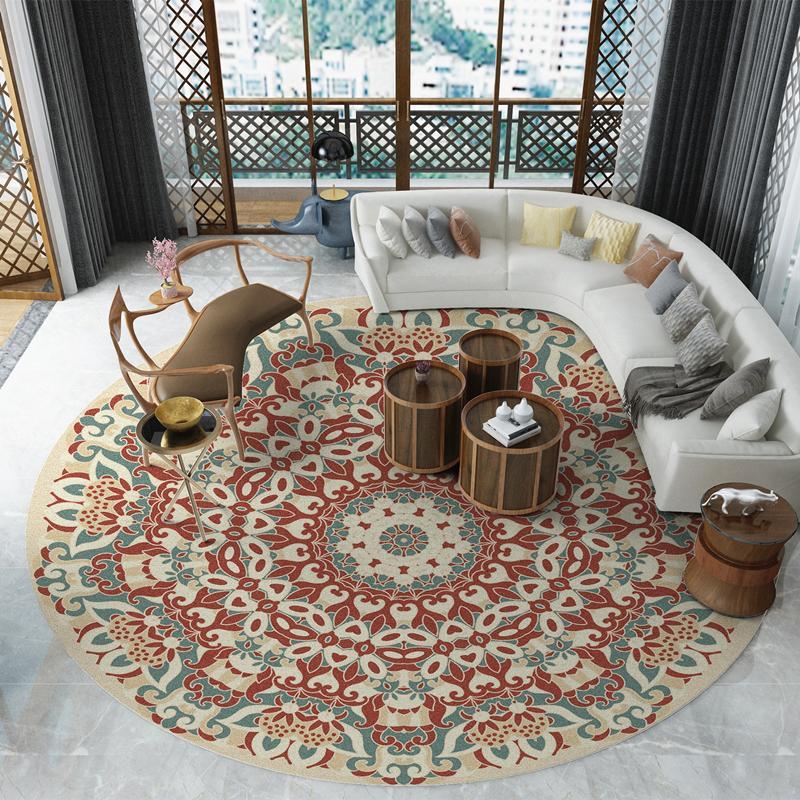Boho Pattern Round Rug