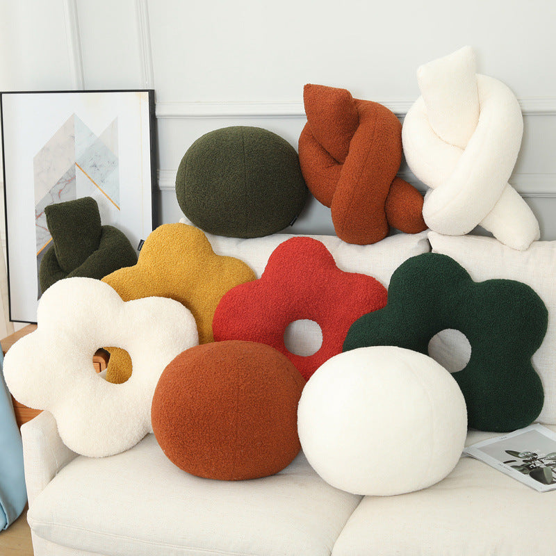 Boho Plush Pillows in Various Shapes