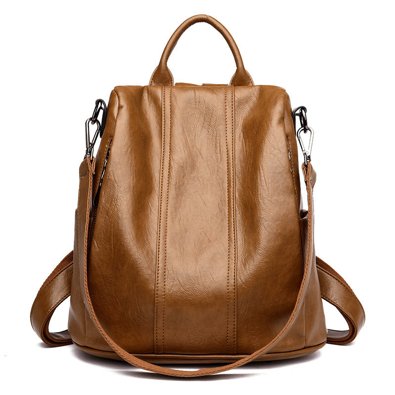 Boho Chic Vegan Leather Backpack